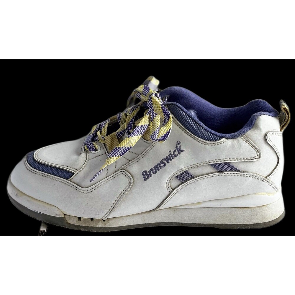 Brunswick Breeze II Womens Bowling Sneakers Shoes Size 6.5 White Purple